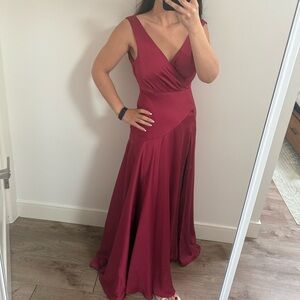 Fame and partners, high slit dress